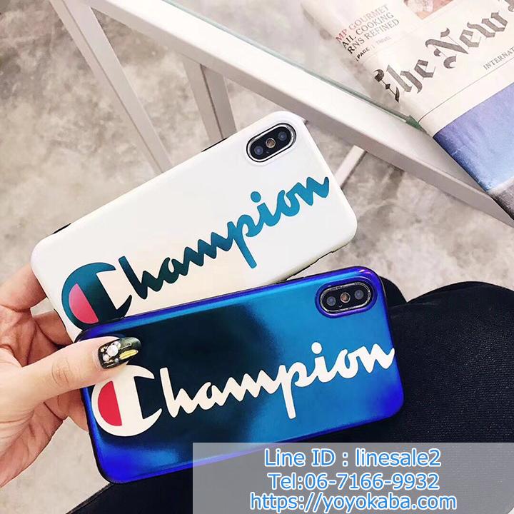 CHAMPION ブランド iphone7/7 plusカバーオシャレ