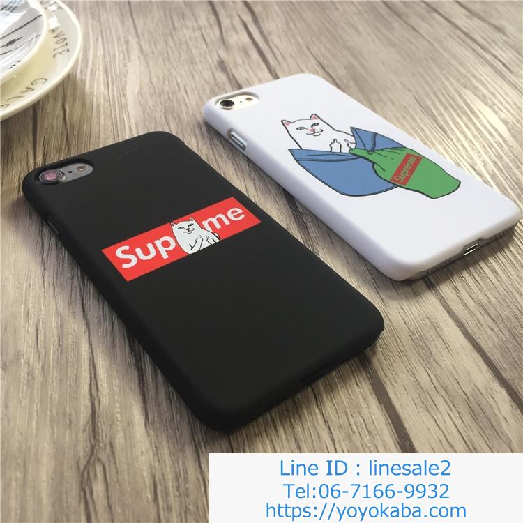 Iphone8 plusケース リップンディップ supreme